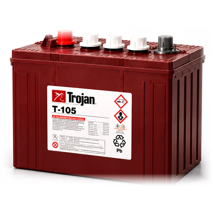 Batería Trojan Roja T105